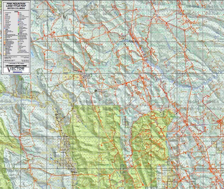 Pink Mountain, BC Vector Geomatics